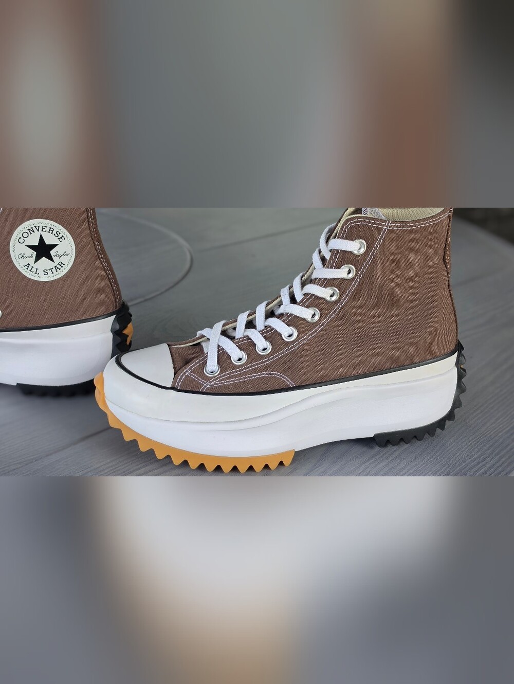 Converse Run Star Hike Platform High Top Sneakers W8 - Picture 12 of 14